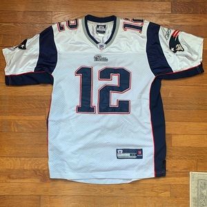 NFL Authentic Patriots Tom Brady Jersey #12